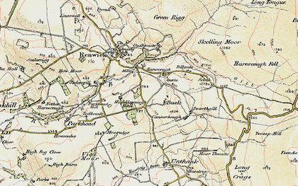 Old map of Busk in 1901-1904