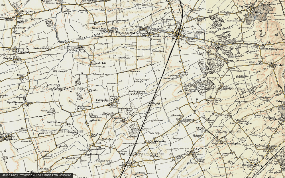 Old Map of Buslingthorpe, 1902-1903 in 1902-1903