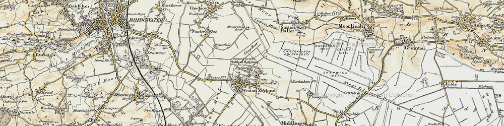 Old map of Bussex in 1898-1900