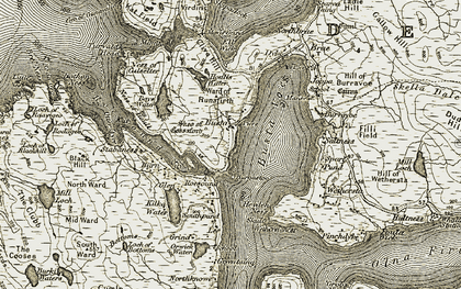 Old map of Glen in 1912