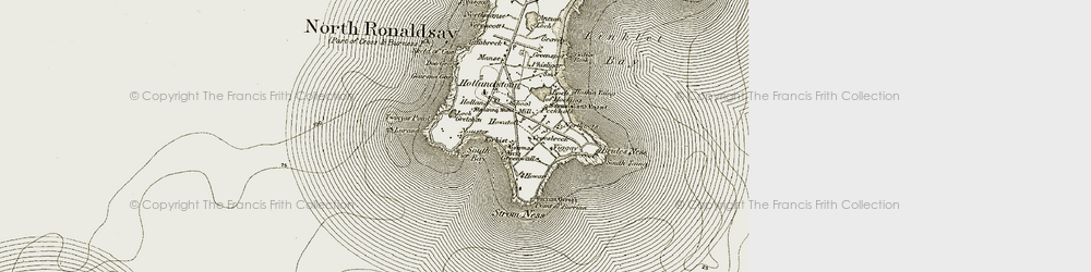 Old map of Bustatoun in 1912