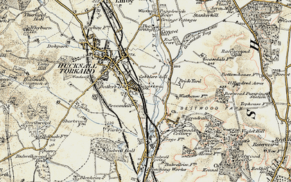 Old map of Butler's Hill in 1902