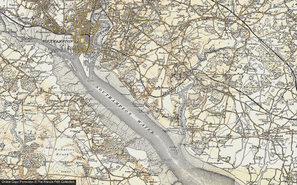 Old Map of Butlocks Heath, 1897-1909 in 1897-1909
