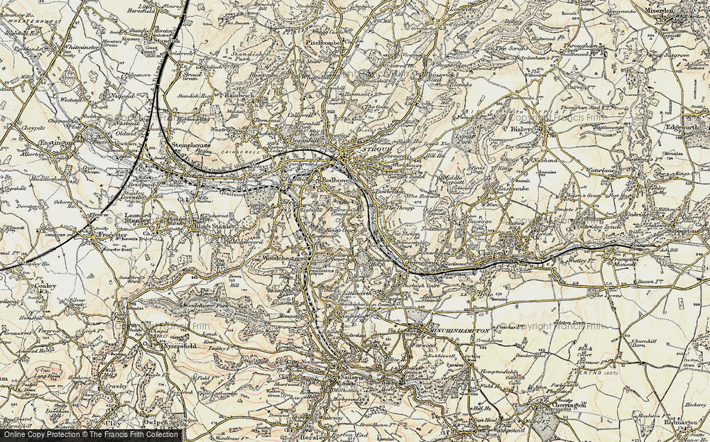 Old Map of Butterrow, 1898-1900 in 1898-1900