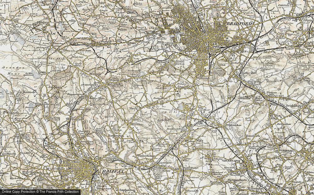 Old Map of Buttershaw, 1903 in 1903