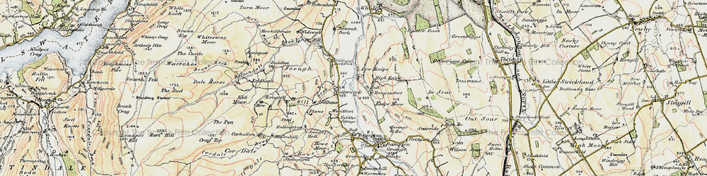 Old map of Butterwick in 1901-1904