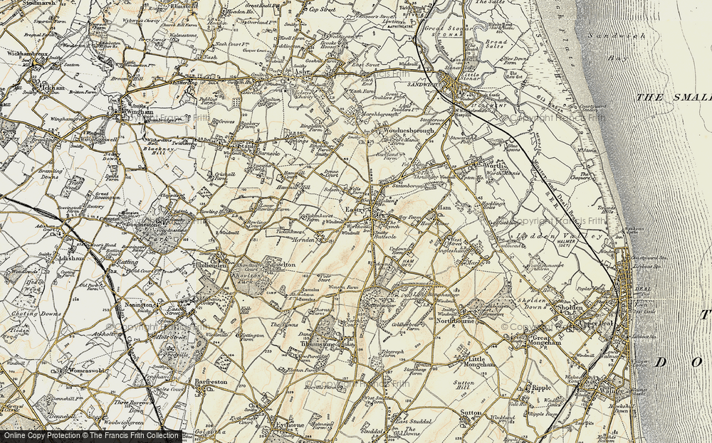 Old Map of Buttsole, 1898-1899 in 1898-1899