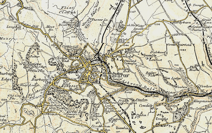 Old map of Buxton in 1902-1903