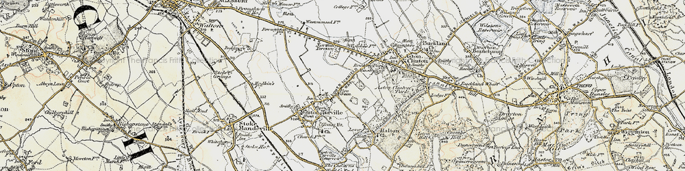 Old map of Bye Green in 1898