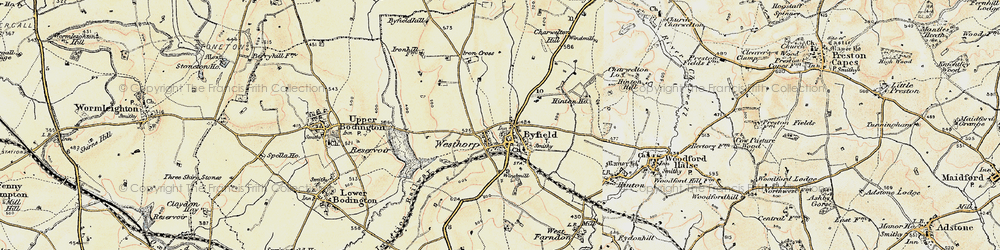 Old map of Byfield in 1898-1901