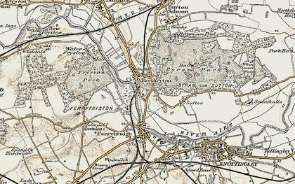 Old map of Byram in 1903