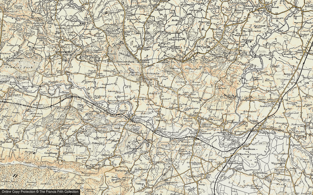 Old Map of Byworth, 1897-1900 in 1897-1900