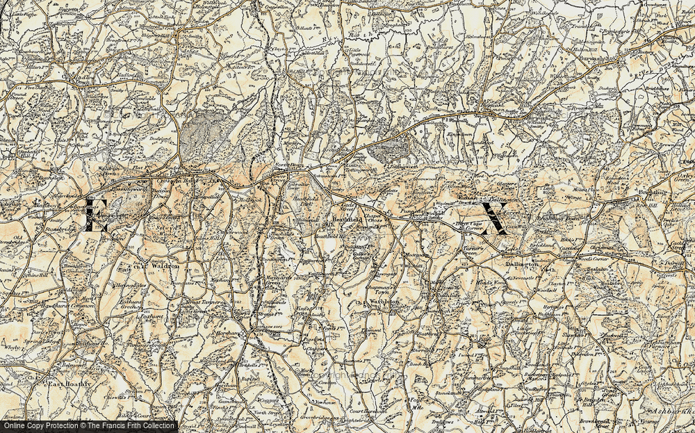 Old Map of Cade Street, 1898 in 1898