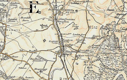 Old map of Cadley in 1897-1899