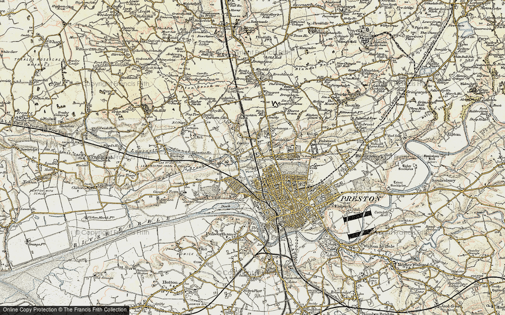 Old Map of Cadley, 1903 in 1903