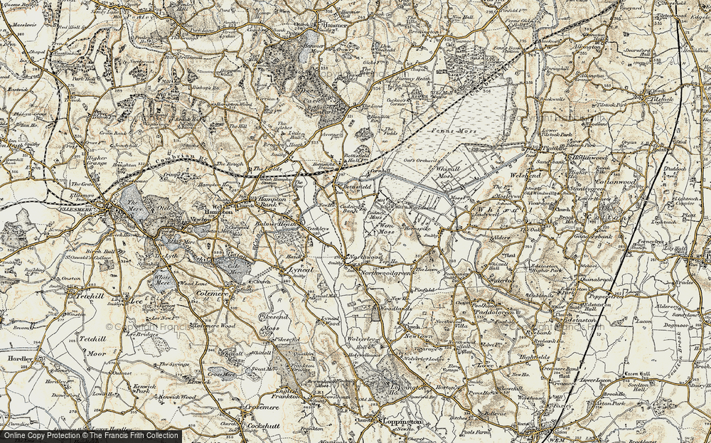 Old Map of Cadney Bank, 1902 in 1902