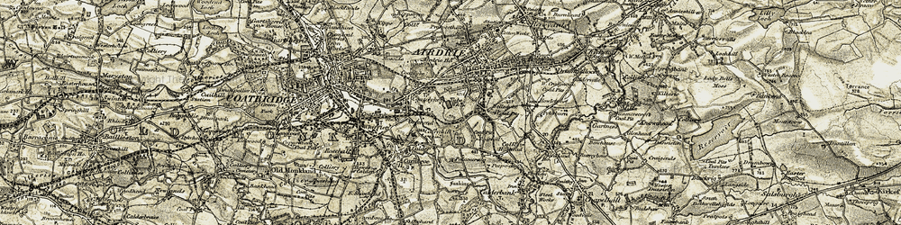 Old map of Cairnhill in 1904-1905