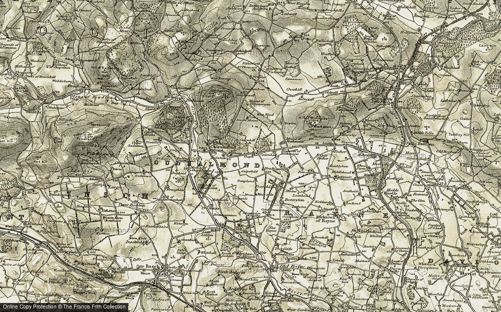 Old Map of Cairnhill, 1908-1910 in 1908-1910