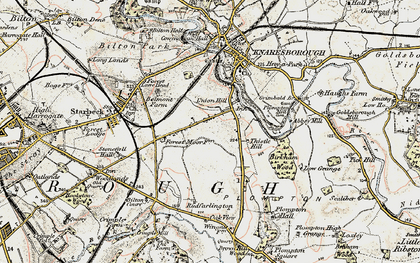 Old map of Birkham Wood in 1903-1904