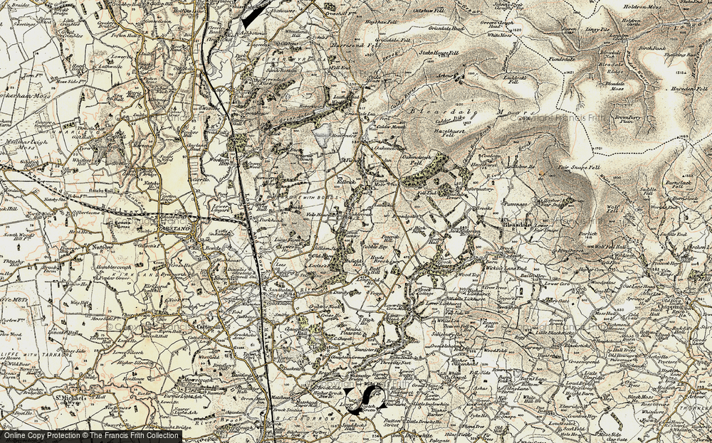 Old Map of Calder Vale, 1903-1904 in 1903-1904