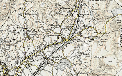 Old map of Caldermoor in 1903