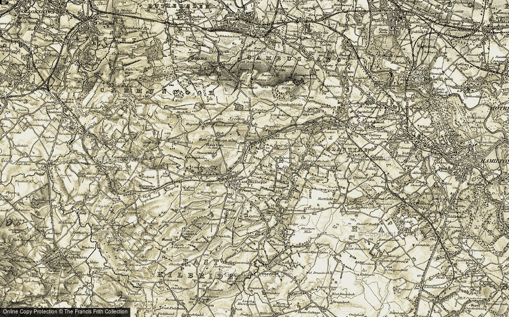Old Map of Calderwood, 1904-1905 in 1904-1905