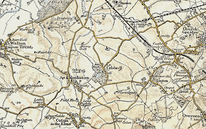 Old map of Ashleigh Ho in 1902