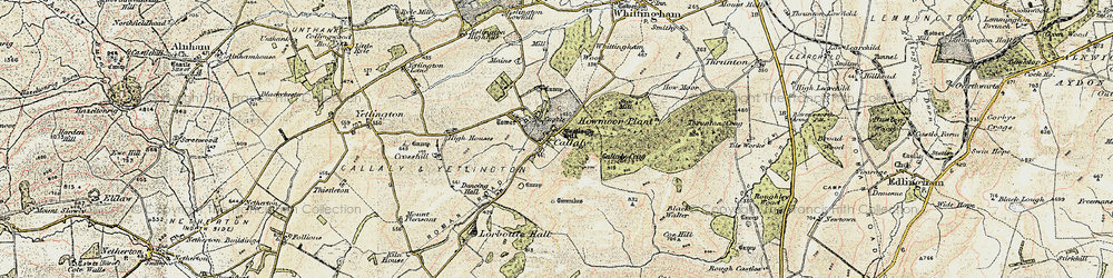 Old map of Black Walter in 1901-1903