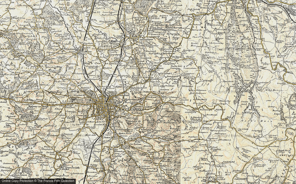 Old Map of Calrofold, 1902-1903 in 1902-1903