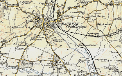 Old map of Calthorpe in 1898-1901