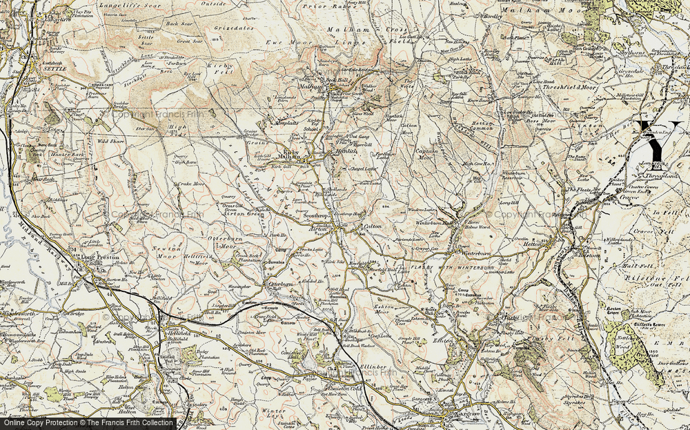 Old Map of Calton, 1903-1904 in 1903-1904