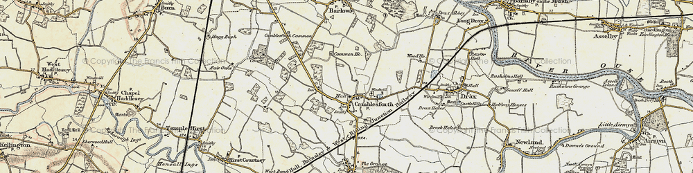 Old map of Camblesforth in 1903