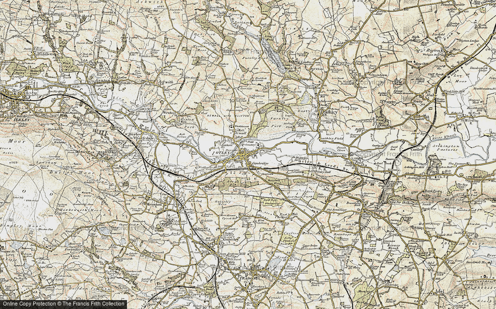 Old Map of Cambridge, 1903-1904 in 1903-1904