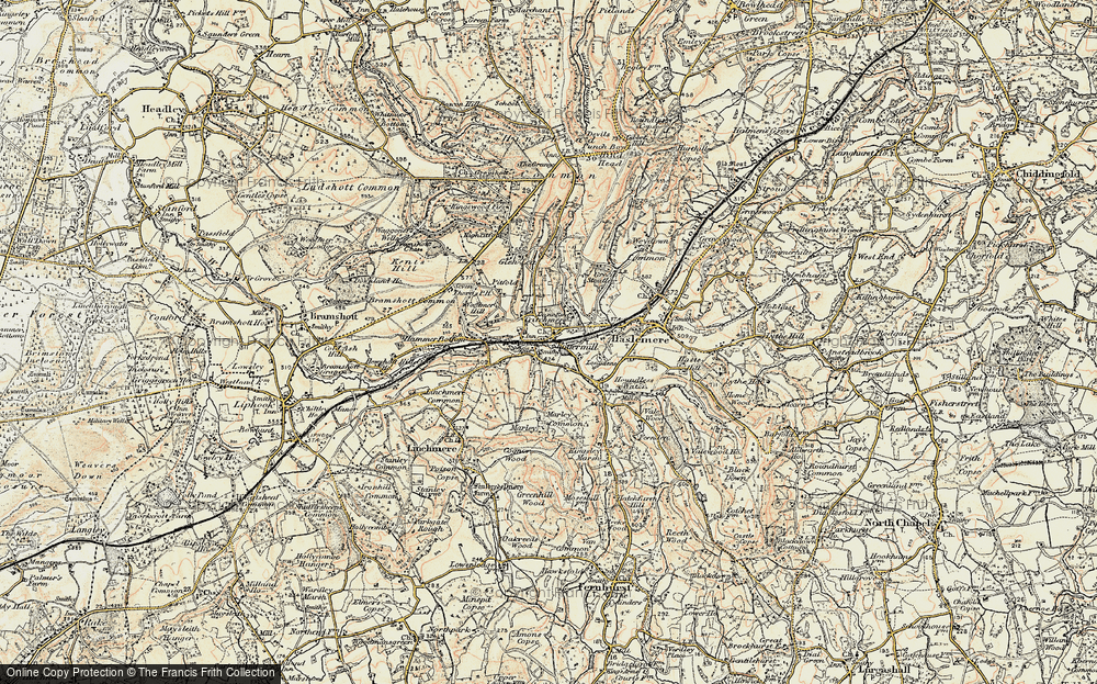 Old Map of Camelsdale, 1897-1900 in 1897-1900