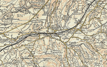 Old map of Camelsdale in 1897-1900