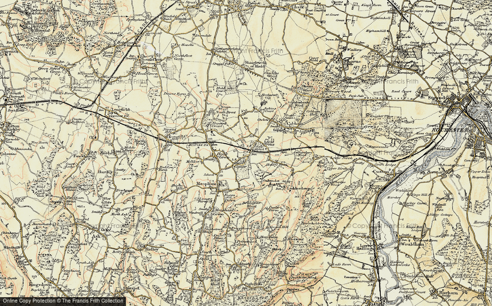 Old Map of Camer, 1897-1898 in 1897-1898