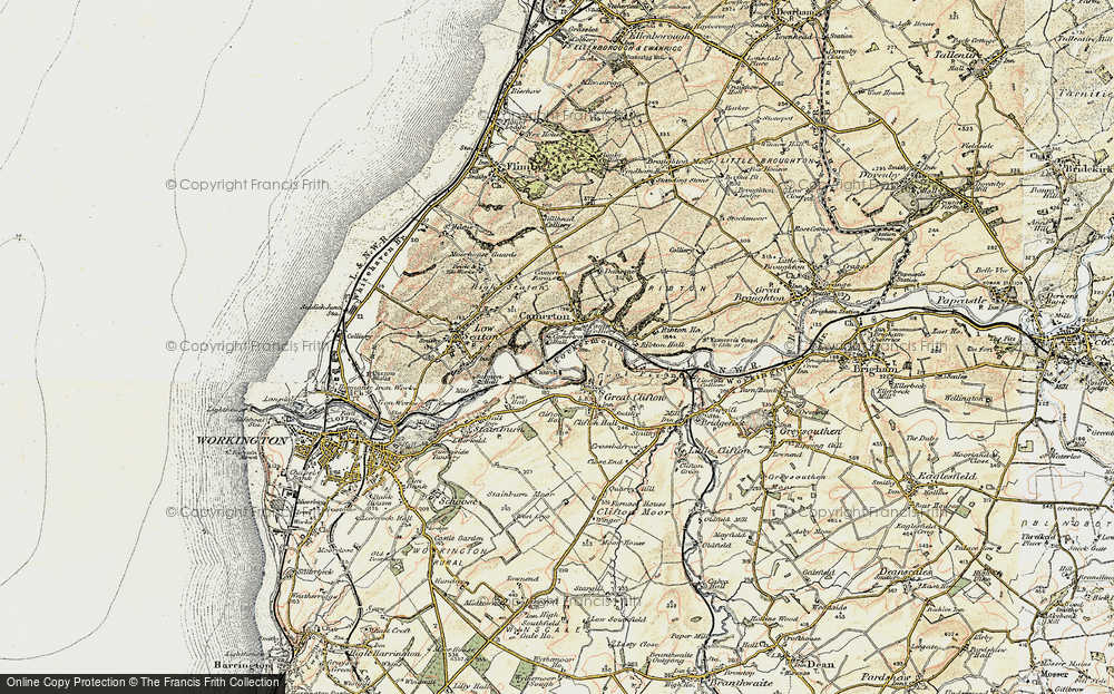Old Map of Camerton, 1901-1904 in 1901-1904