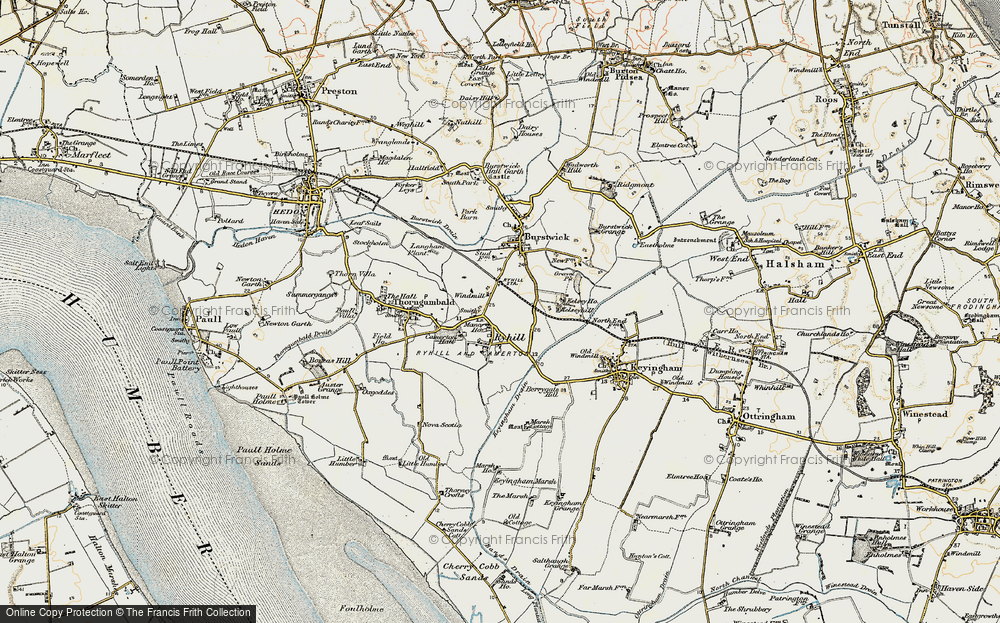 Old Map of Camerton, 1903-1908 in 1903-1908
