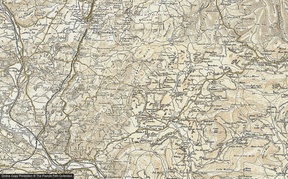 Old Map of Camnant, 1900-1903 in 1900-1903
