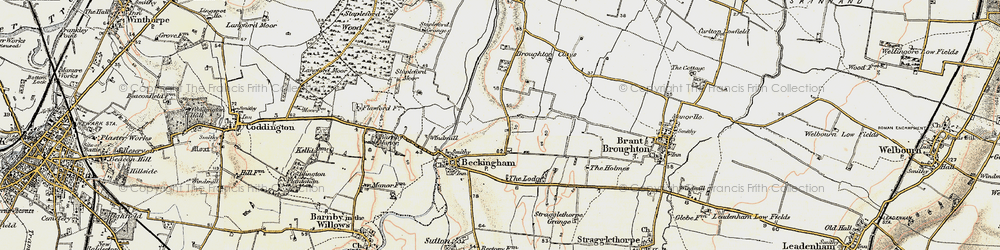Old map of Broughton Clays in 1902-1903