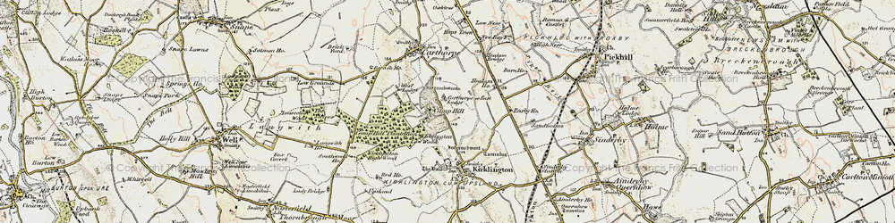 Old map of Camp Hill in 1903-1904