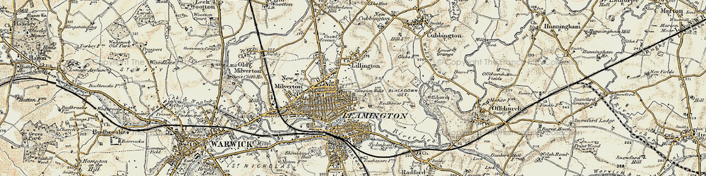 Old map of Campion Hills in 1901-1902
