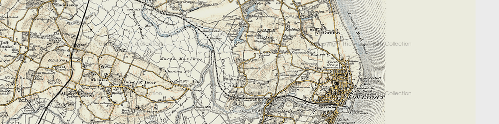 Old map of Camps Heath in 1901-1902