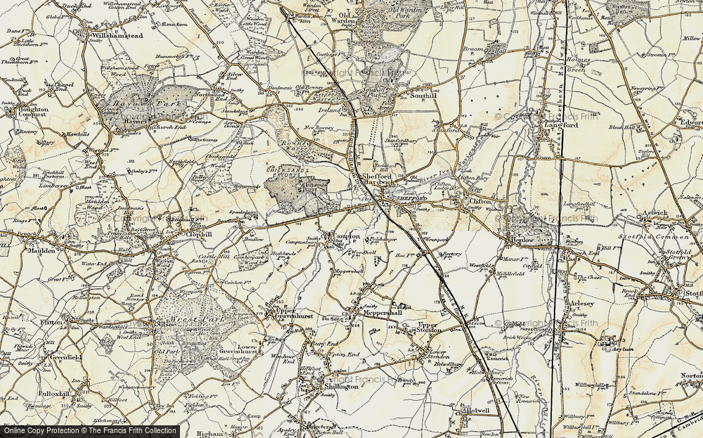 Old Map of Campton, 1898-1901 in 1898-1901