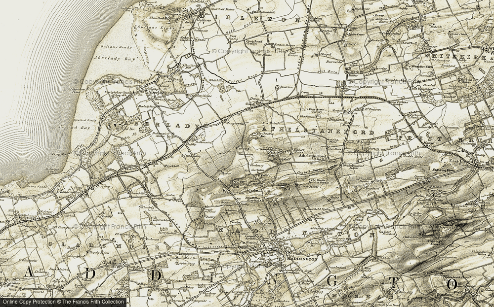 Old Map of Camptoun, 1903-1906 in 1903-1906