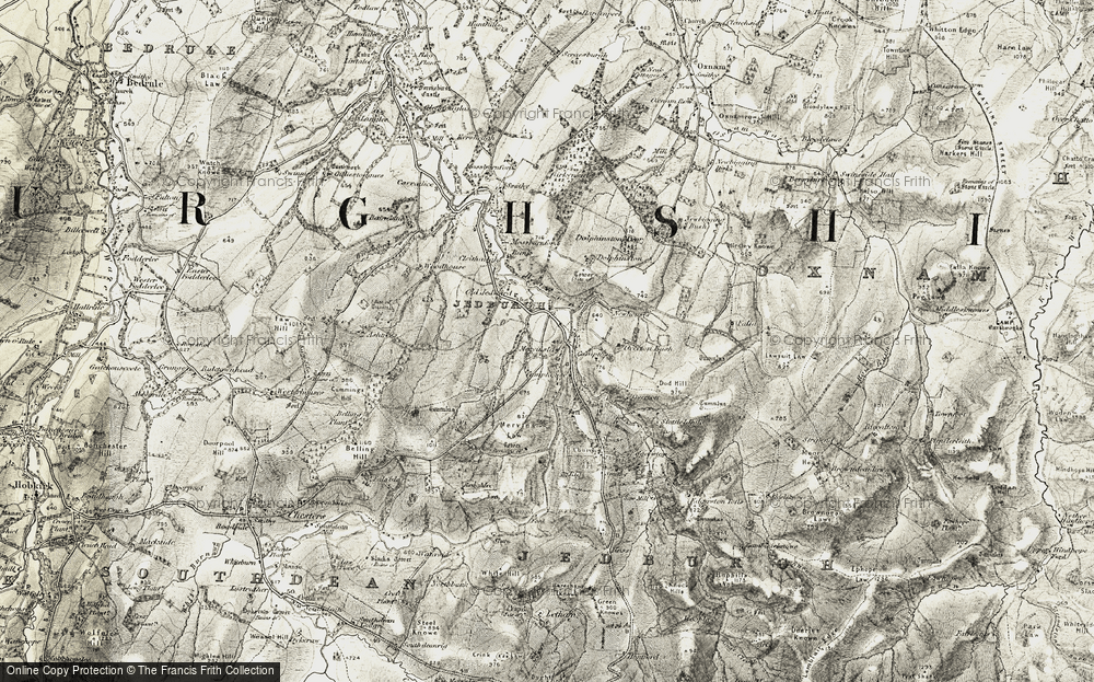 Old Map of Camptown, 1901-1904 in 1901-1904