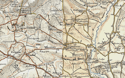 Old map of Camrose in 1901-1912