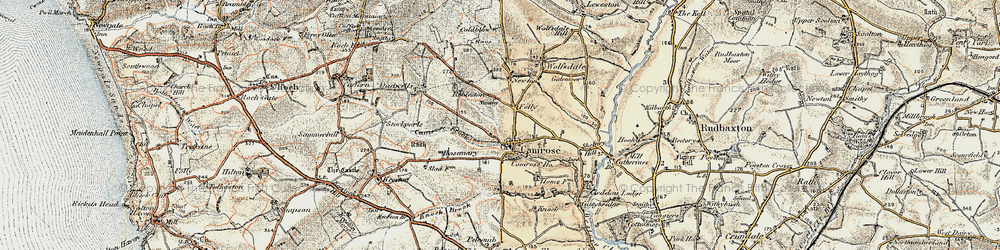 Old map of Camrose in 1901-1912