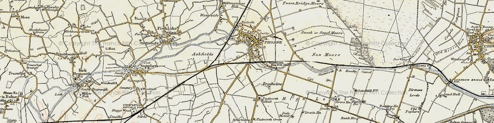 Old map of Canal Side in 1903