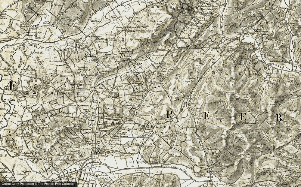 Old Map of Candy Mill, 1904-1905 in 1904-1905